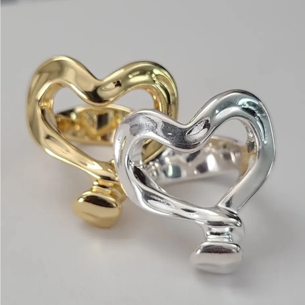 Uno De 50 Ring - Nailed Heart - Silver - Brand New